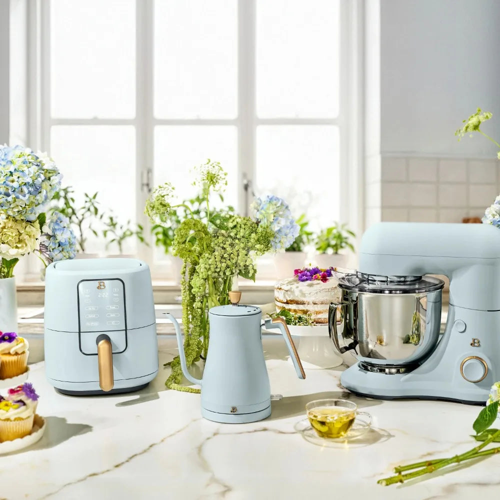 3 Qt Air Fryer with TurboCrisp Technology, Hydrangea by Drew Barrymore