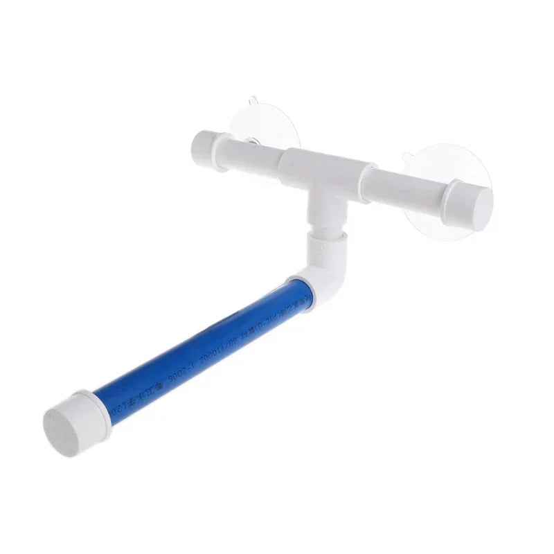 Suction Cup Bird Window and Shower Perch Toy for Parrot Macaw Cockatoo African Conure Parakeet Bath Stand Toys