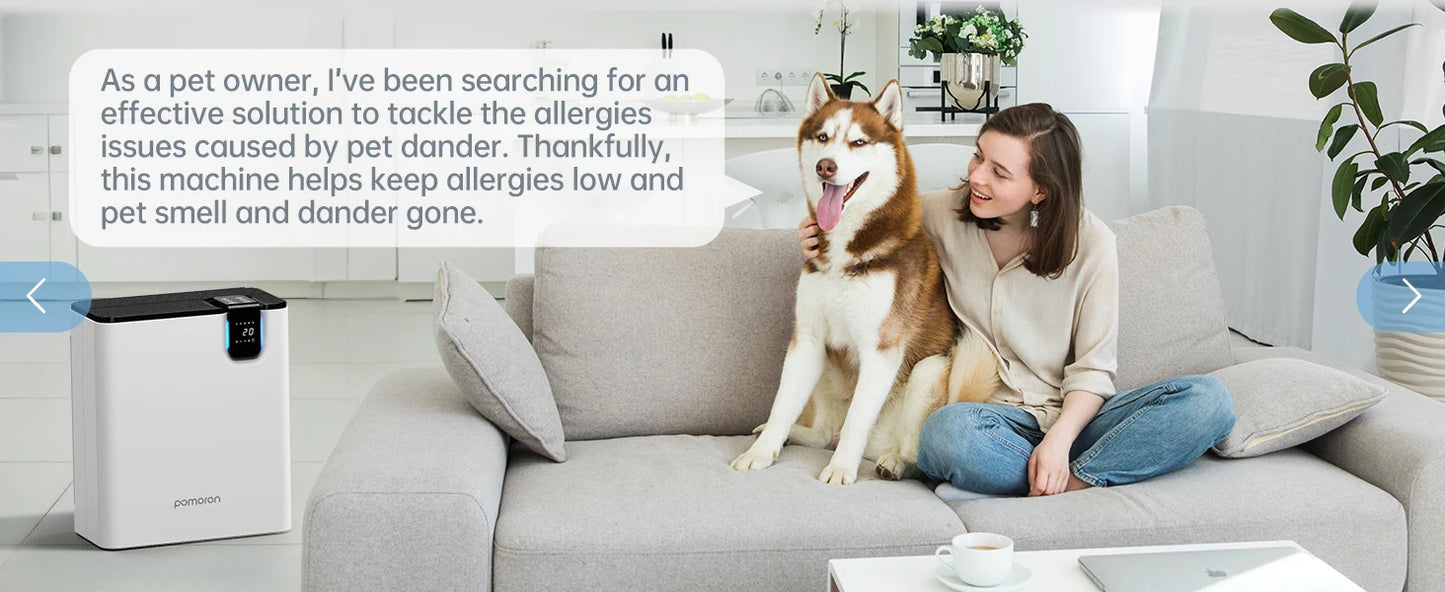 AROEVE Air Purifier 2500Ft² Coverage for Bedroom with Filter H13 HAPA Dual Purification Smart Auto Function CADR Timing Setting
