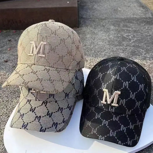 2025 Fashion letter embroidery men and women summer leisure new outdoor sun protection handsome baseball cap trend cap