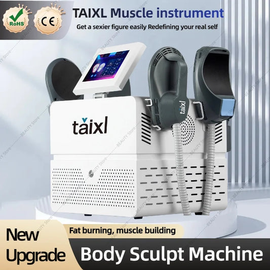 TAIXL Sculpt Machine 15Tesla 6500w  EMS RF Fat Slimming Burning Muscle Stimulation Body Sculpting 15 Electromagnetic Therapy