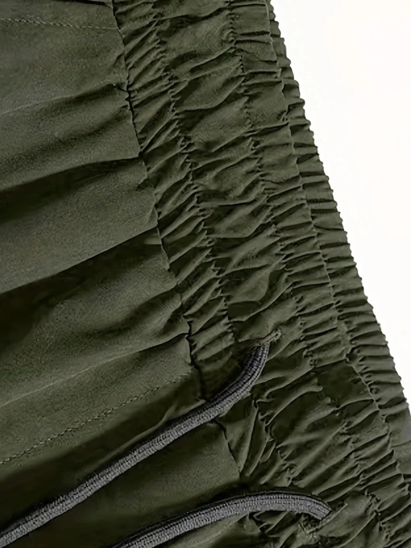 European and American muscle casual multi-pocket slim small foot overalls outdoor street trend micro flick pants
