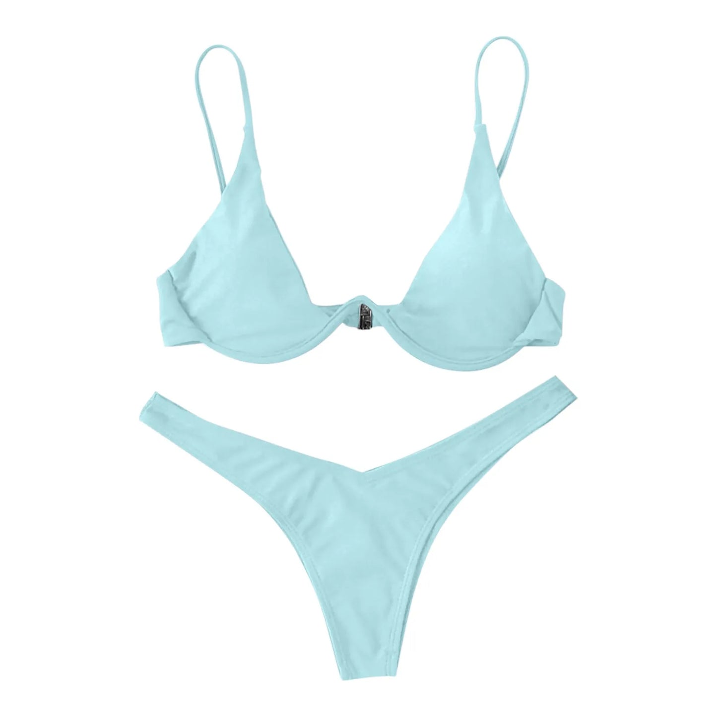 2025 Sexy  Bikini Swimsuit Low Waisted  Beach Bathing Suit   Brazilian Swimwear Two Pieces Sale
