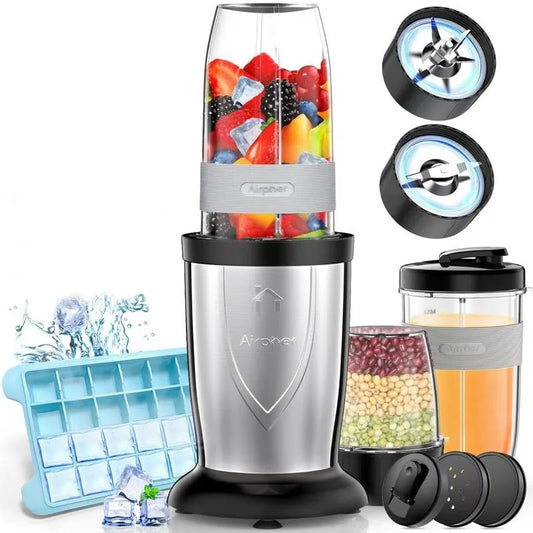 Kitchen Blender for Smoothies,850W,Shakes, and Juices – Personal Blender & Grinder Combo with 2-3 BPA-Free Portable Cups