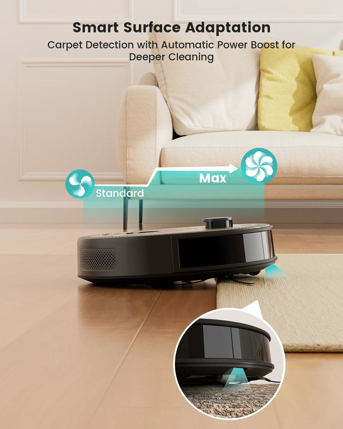 Lefant M330 Pro Robot Vacuum and Mop combo, 5000Pa,dTOF LiDAR Navigation,Compatible with Alexa/Google/WiFi