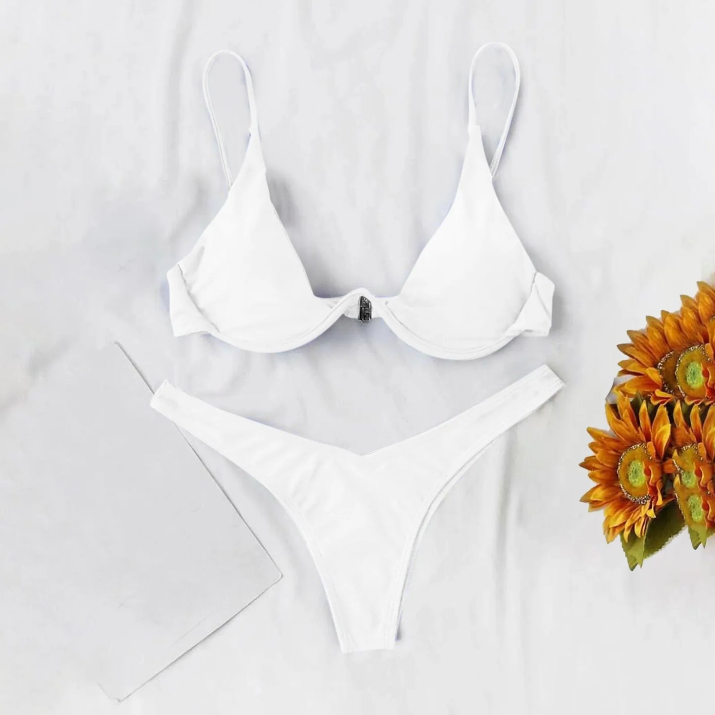 2025 Sexy  Bikini Swimsuit Low Waisted  Beach Bathing Suit   Brazilian Swimwear Two Pieces Sale