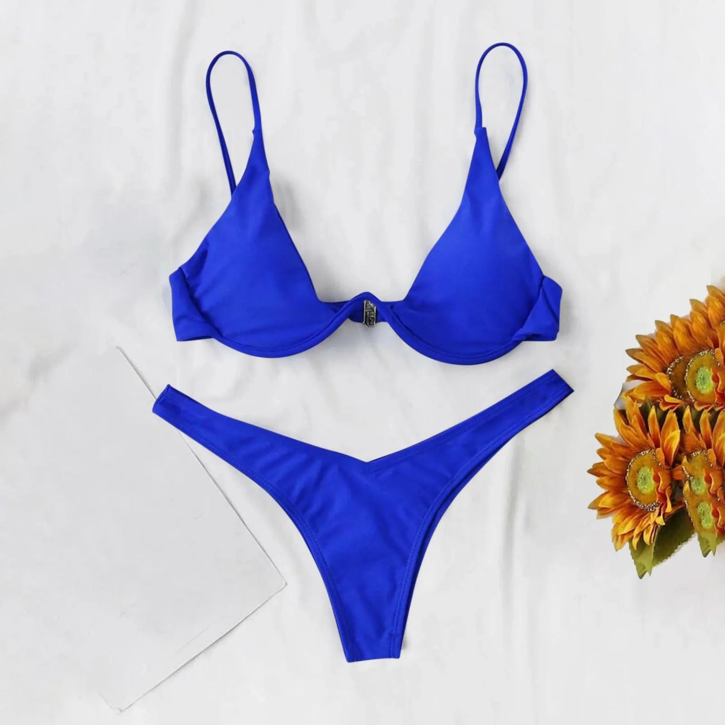 2025 Sexy  Bikini Swimsuit Low Waisted  Beach Bathing Suit   Brazilian Swimwear Two Pieces Sale