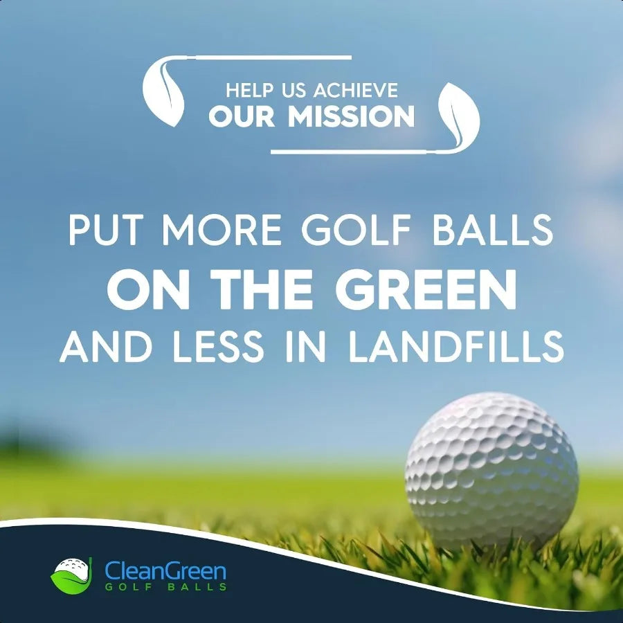 Clean Green Recycled Golf Balls Used Titleist Pro V1 in Good Low Condition