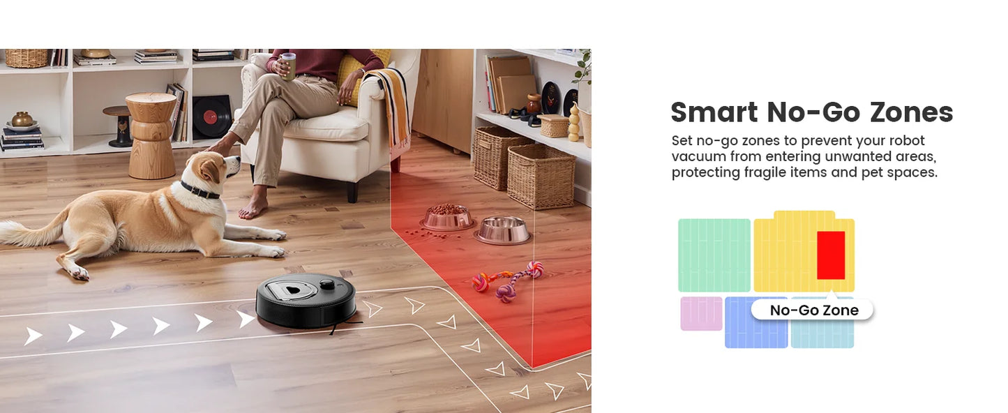 Lefant M330 Pro Robot Vacuum and Mop combo, 5000Pa,dTOF LiDAR Navigation,Compatible with Alexa/Google/WiFi
