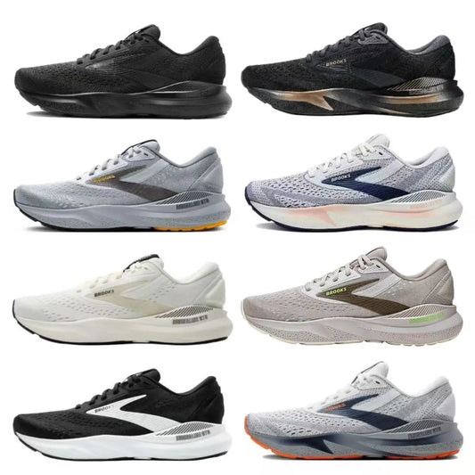 high quality_Brooks Adrenaline GT Casual Sneakers Cushioning Anti-slip and Comfortable Men's & Women’s Sport shoes Running Shoe
