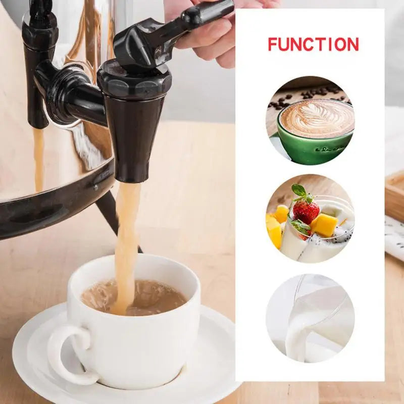 Insulated Beverage Dispenser 12L 10L  8L Stainless Steel Thermal Carafe Pot With Spigot Large Capacity Hot Liquids Container