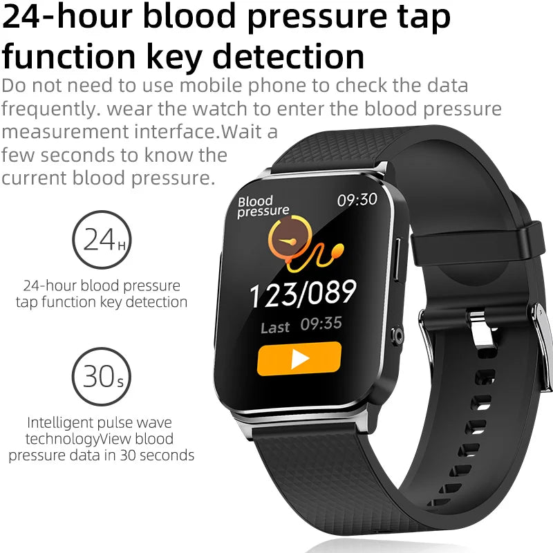 2025 New ECG+HRV Smart Watch Men Women Heart Rate Blood Pressure Body Temperature Sleep Monitor Fitness Pedometer Sports Watch