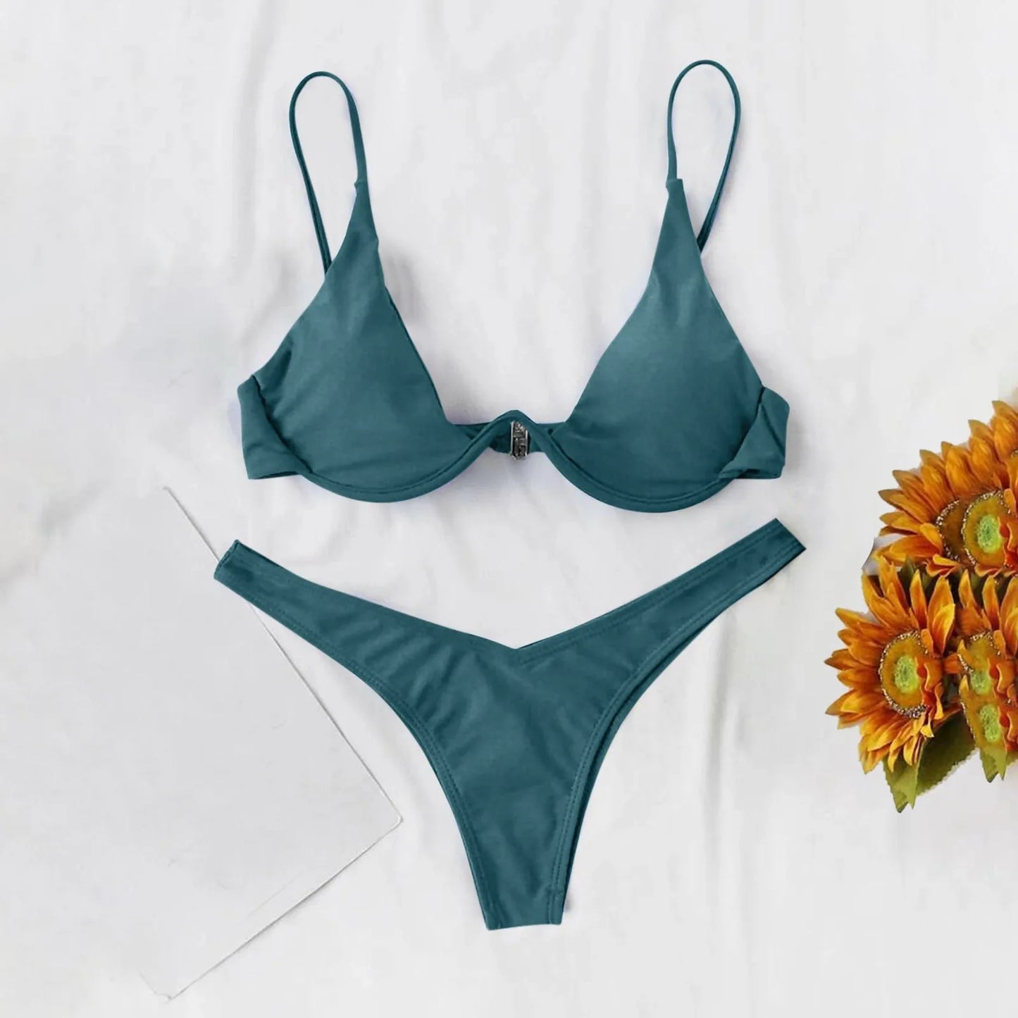 2025 Sexy  Bikini Swimsuit Low Waisted  Beach Bathing Suit   Brazilian Swimwear Two Pieces Sale