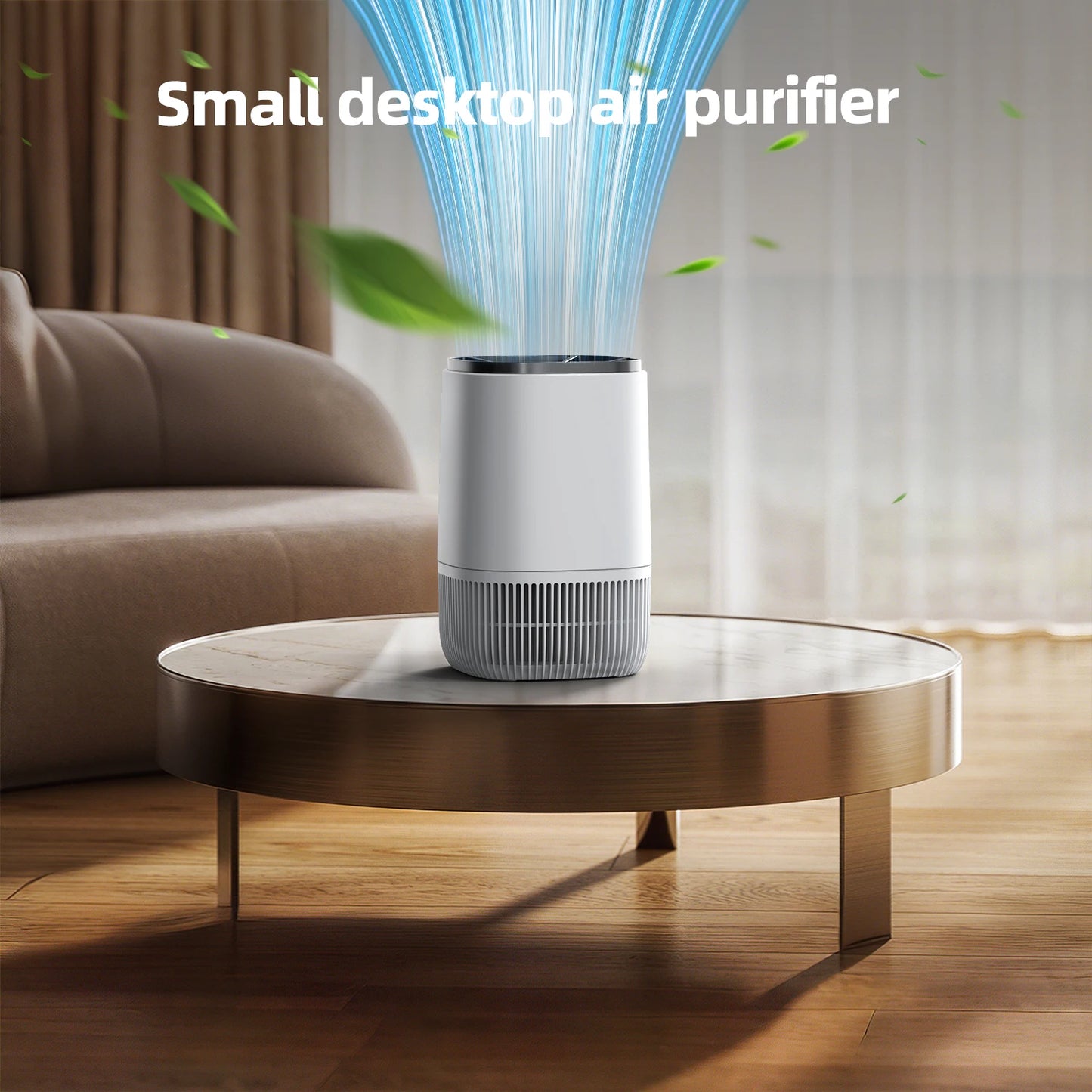 AROEVE Air Purifier For Bedroom Coverage 215 Sq.Ft Cleaner Smoke Odor Remove Dust, Pet Dander For Office RV Home Appliances