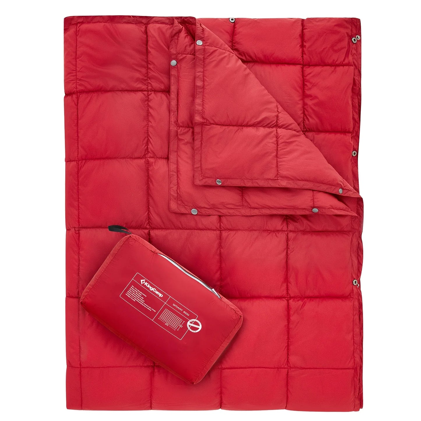 KingCamp Blanket, Blanket With Buckles, Warm Comfy Foldable For Camping, Picnic, Grass, Concerts, Car, Indoor