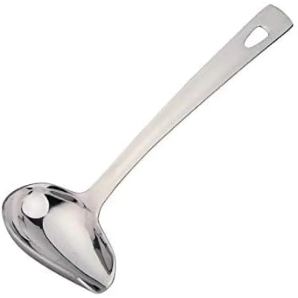 Sauce Ladle, BuyGo Drizzle Spoon with Spout Gravy Soup Ladle, Stainless Steel Kitchen Utensil, Mirror Polish & Dishwasher Safe,