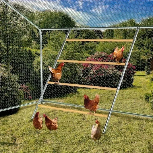 Chicken Coop Roosting Perch Essentials：Perfect for Backyard Poultry, Easy Installation for Chickens (55' L x 40' W)
