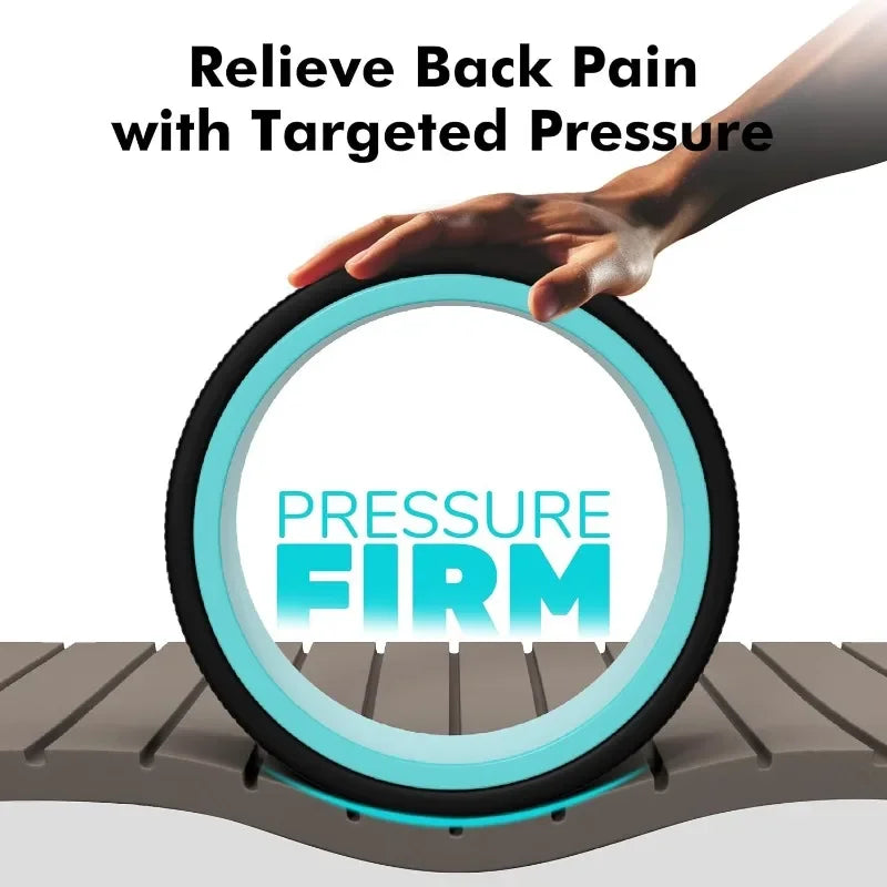 Back Roller - Back Wheel for Deep Tissue Massage,Yoga Wheel for Back Pain & Stretching- Comfy Deep Tissue Massage Rolle