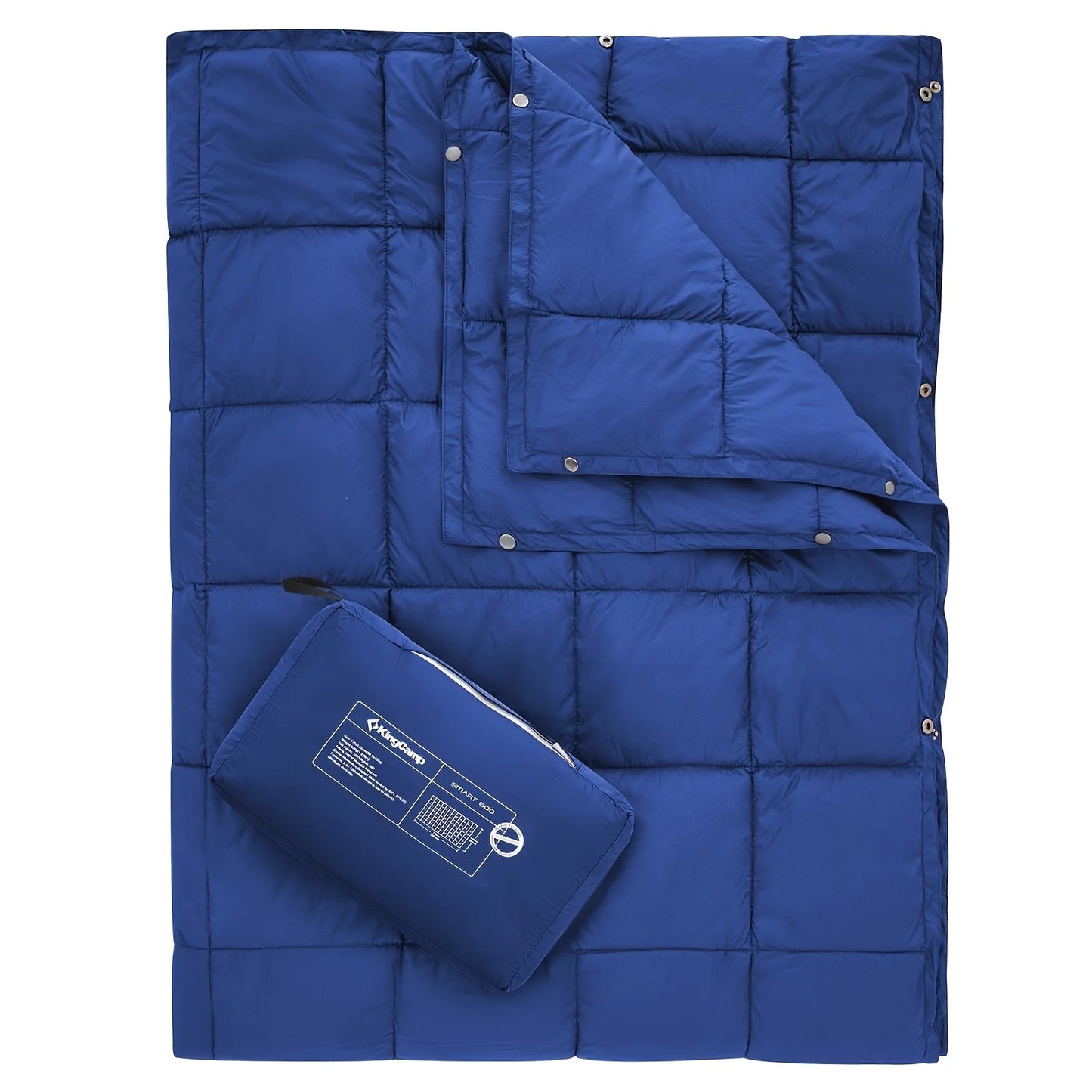 KingCamp Blanket, Blanket With Buckles, Warm Comfy Foldable For Camping, Picnic, Grass, Concerts, Car, Indoor