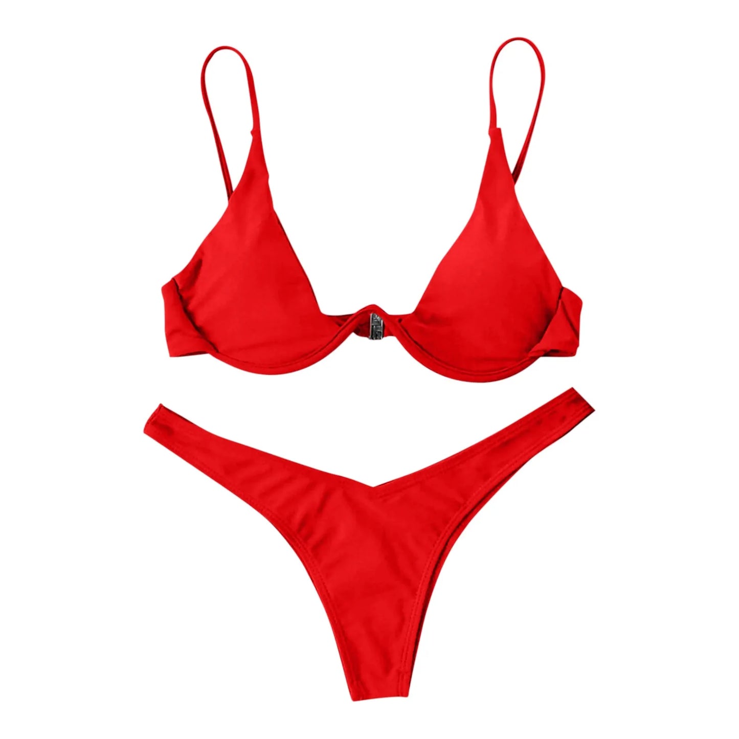 2025 Sexy  Bikini Swimsuit Low Waisted  Beach Bathing Suit   Brazilian Swimwear Two Pieces Sale