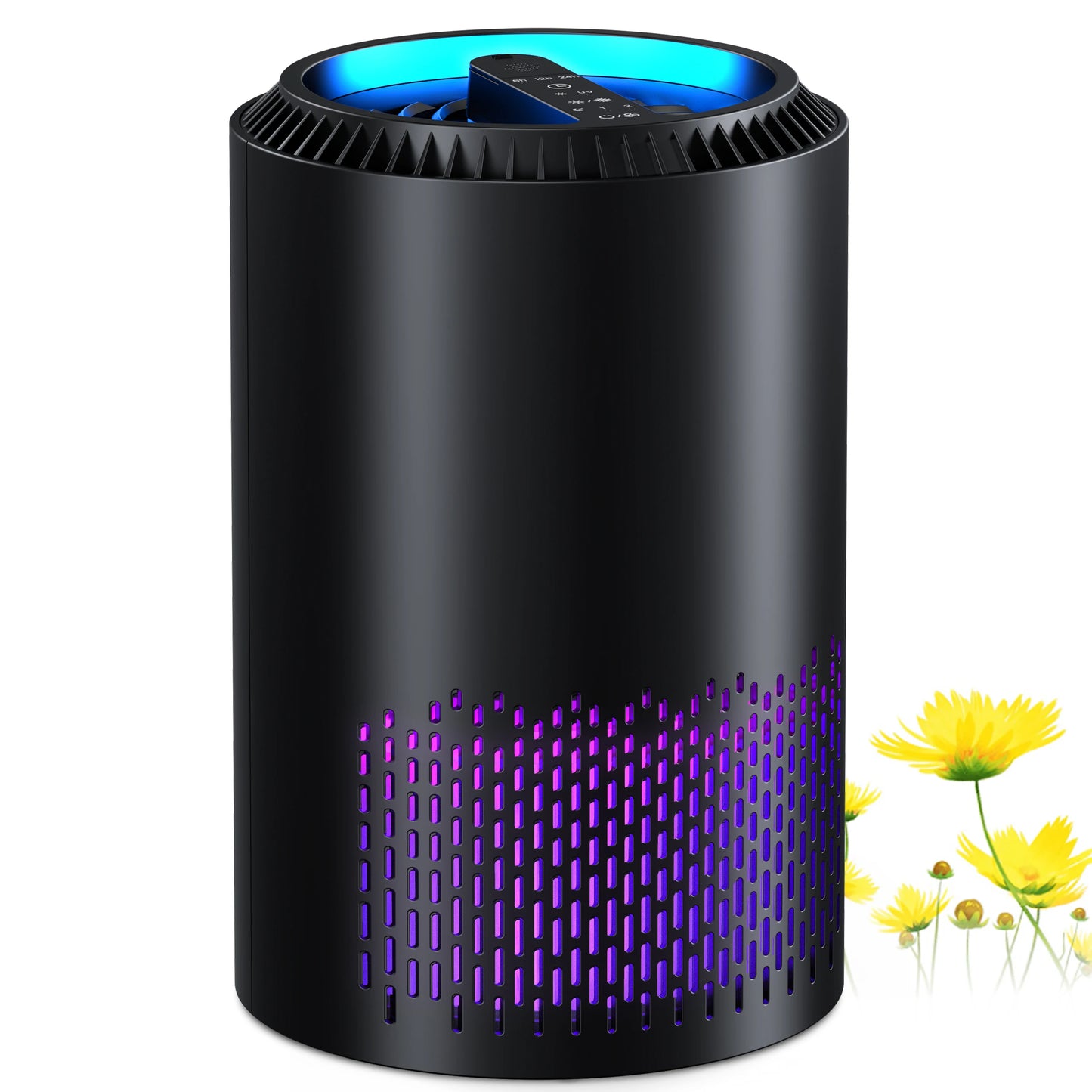 AROEVE Air Purifier Aroma Fragrance for Bedroom Home Smoke Pollen Dander Hair Smell Air Cleaner with 3 Speed Control 287 Sq.Ft