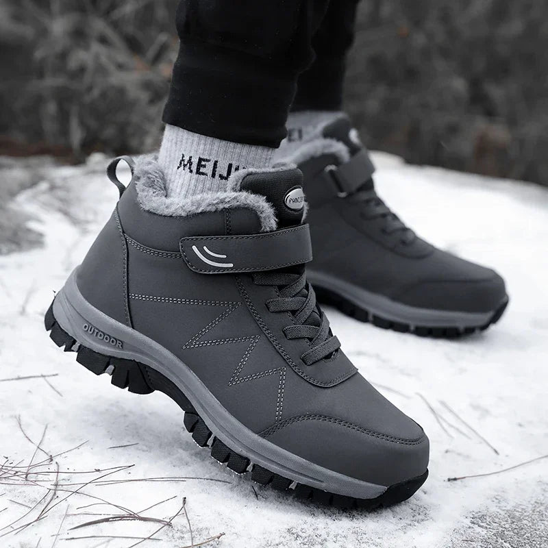 Men Hiking Boots Outdoor Mountain Climbing Sneaker Man Trekking Men Top Quality Casual Snow Boots Waterproof Warm Winter Shoes