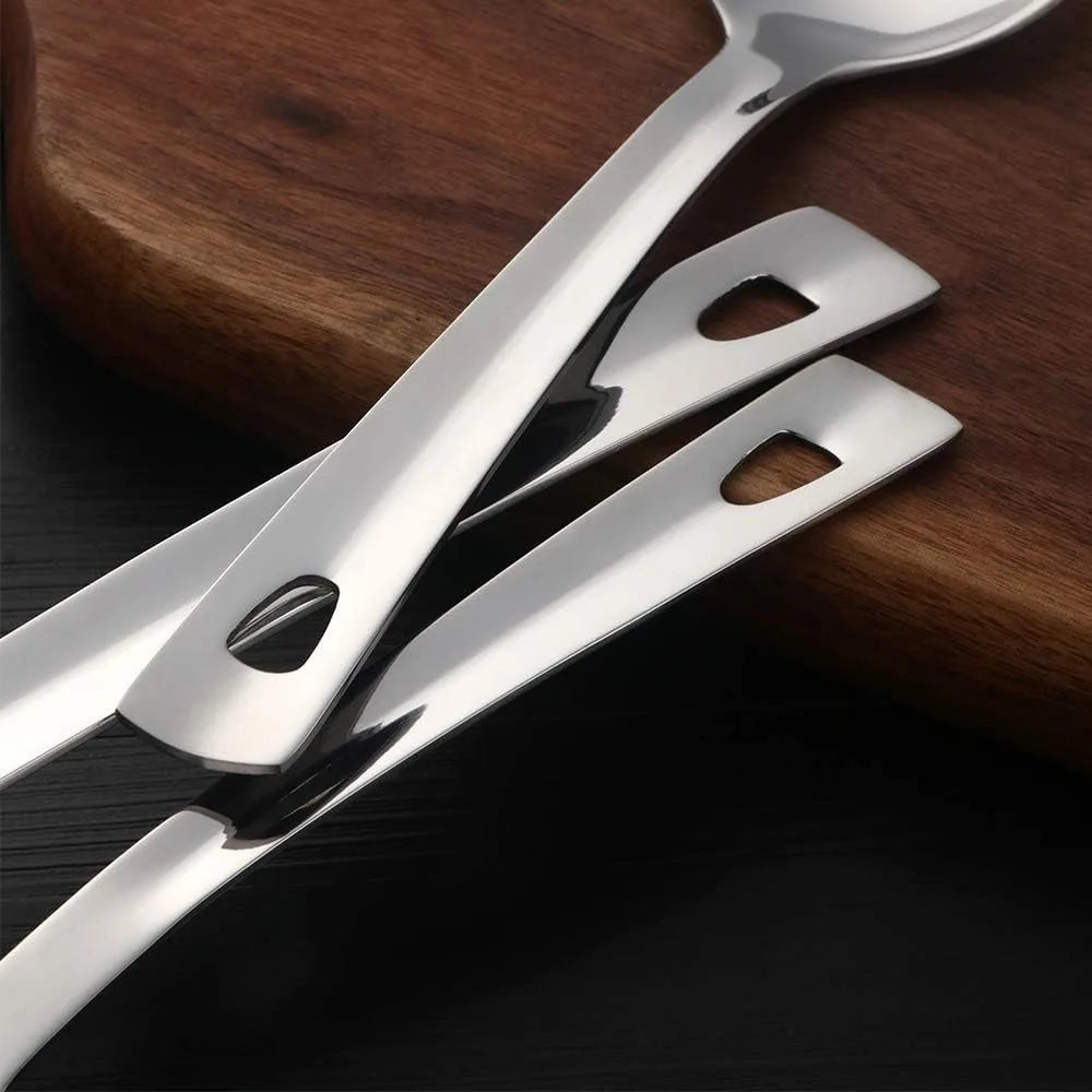 Sauce Ladle, BuyGo Drizzle Spoon with Spout Gravy Soup Ladle, Stainless Steel Kitchen Utensil, Mirror Polish & Dishwasher Safe,